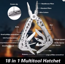 18-in-1 Multitool Pliers – Stainless Steel Tactical EDC Survival Tool Camping, Outdoor
