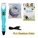 3D Printing Pen Set - 3D Pen with PLA Filament Creative Toys BLUE / PINK