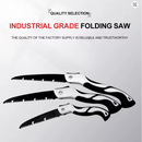 Folding Saw – 24cm Sharp Wood Cutting Blade, Anti-Rust Teflon Coating