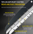 Folding Saw – 24cm Sharp Wood Cutting Blade, Anti-Rust Teflon Coating