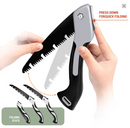 Folding Saw – 24cm Sharp Wood Cutting Blade, Anti-Rust Teflon Coating