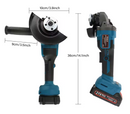 125mm Brushless Cordless Angle Grinder 21v – 2 x Batteries