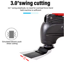 21V Cordless Oscillating Multi Tool - 2 x 1.5Ah Batteries