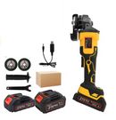 125mm Brushless Cordless Angle Grinder 21v – 2 x Batteries yellow