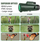 80x100 HD Monocular Telescope – Clear Viewing for Outdoor Adventures