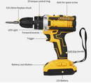 21V Cordless Drill Driver – 2 Batteries & Accessory Kit