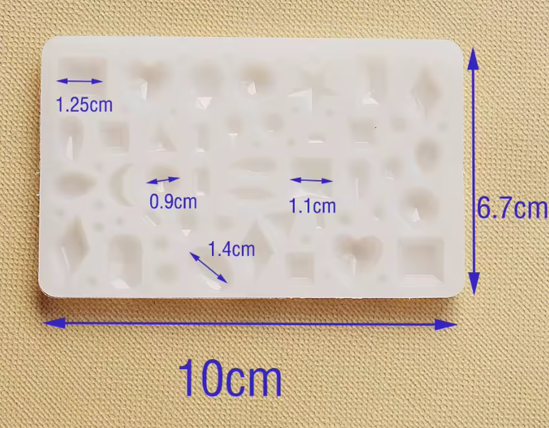Silicone Mold Crystal Beads Nail Art Silicone Mold Jewelry Making Resin Casting Mold