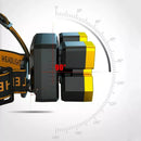 Super Bright 5-LED USB Rechargeable Headlamp – Waterproof Outdoor Head Flashlight