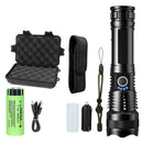 Tactical Flashlight kit - 26650 battery with box Rechargeable High Power LED