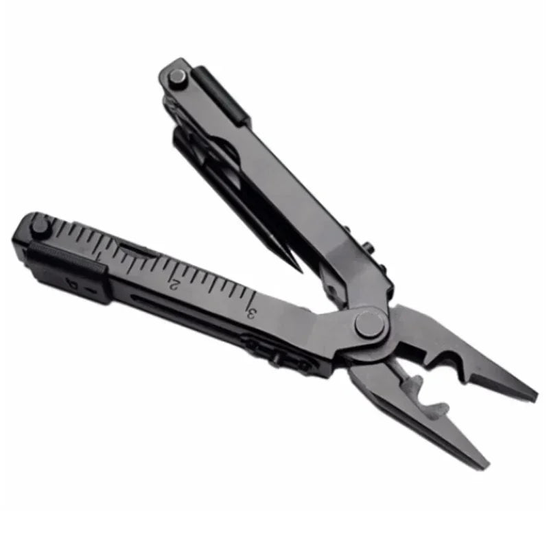 8-in-1 Stainless Steel Multitool – Compact Folding Pliers