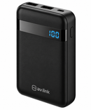 10000mAh Mini Power Bank Compact Portable Charger LED Display Dual USB