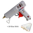 100W Professional Glue Gun (with 10 Sticks)