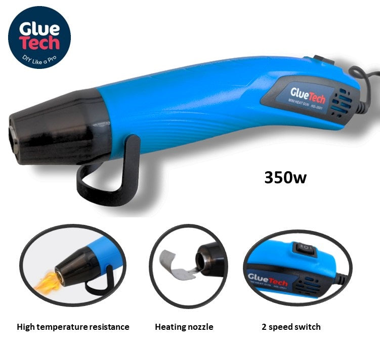 NEWACALOX Glue Gun Stand Hot Melt Glue Gun Holder with Non-Stick