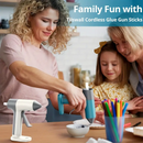 Rechargeable Mini Hot Glue Gun – Fast Heating, USB-C, Ideal for Crafting