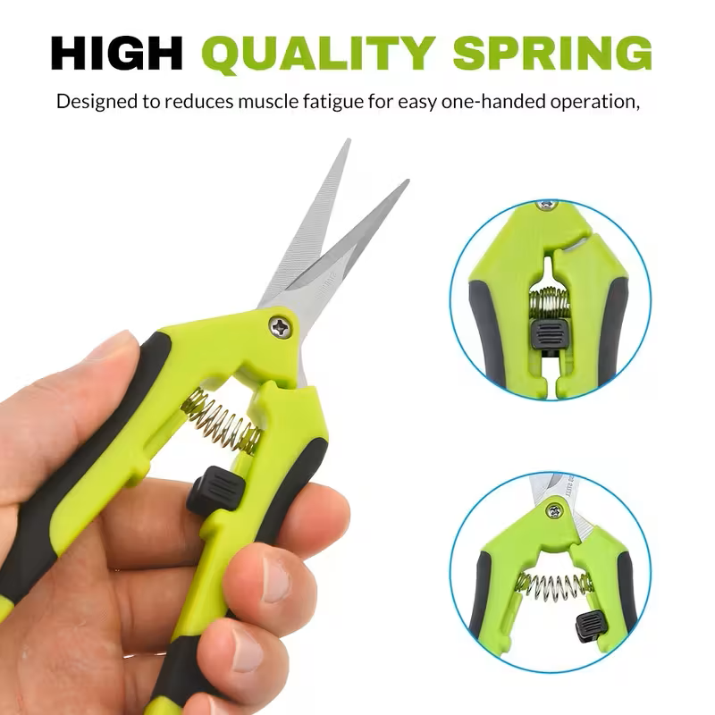 Pruning Shears – Precision Garden Clippers with Ergonomic Anti-Slip Handle & Safety Lock