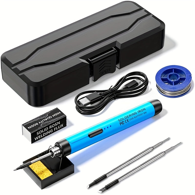 Rechargeable Portable Soldering Iron - 3-Temp Control