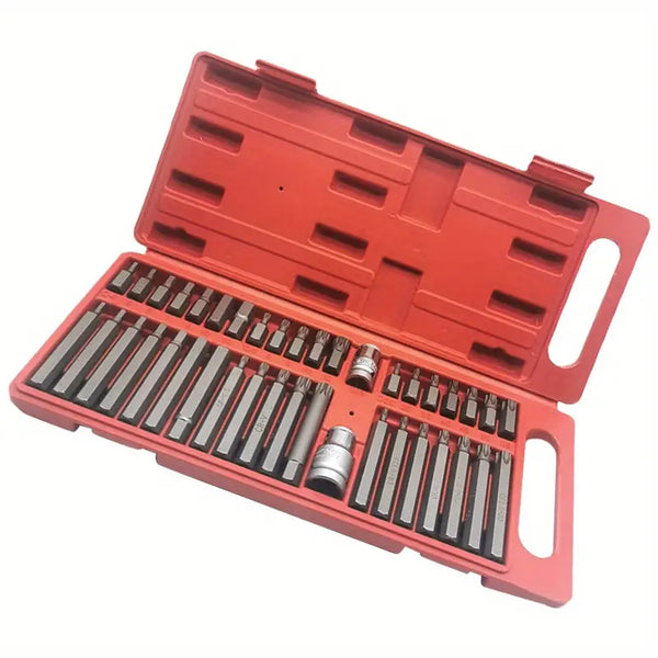 Spline Bit Set Torx Bit Set – Hex, Spline & Torx for Impact Drivers