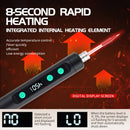 Mini Cordless Soldering Iron Kit, Rechargeable USB-C - Orange