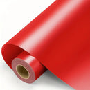 Self Adhesive Vinyl RED 12"x10FT Permanent Vinyl, Sticker Roll