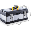 17" Heavy-Duty Metal Toolbox