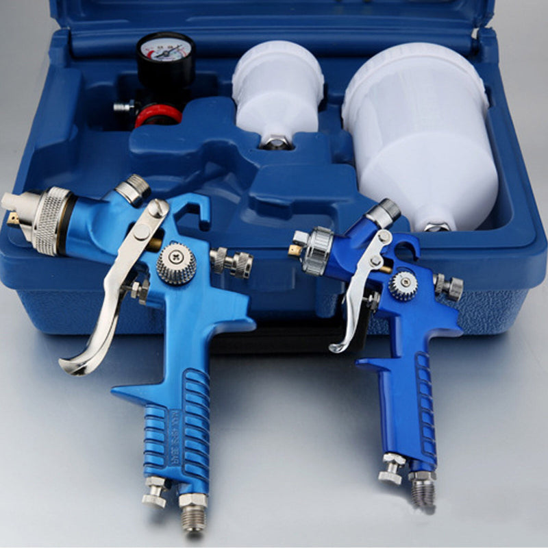 HVLP Dual Spray Gun Set – 0.8mm 1.4mm Gravity Feed Air Paint Sprayers