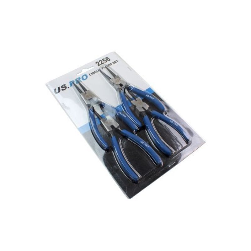 7'' Circlip Pliers Set 4pcs - Internal, External Bent & Straight 175mm US Pro