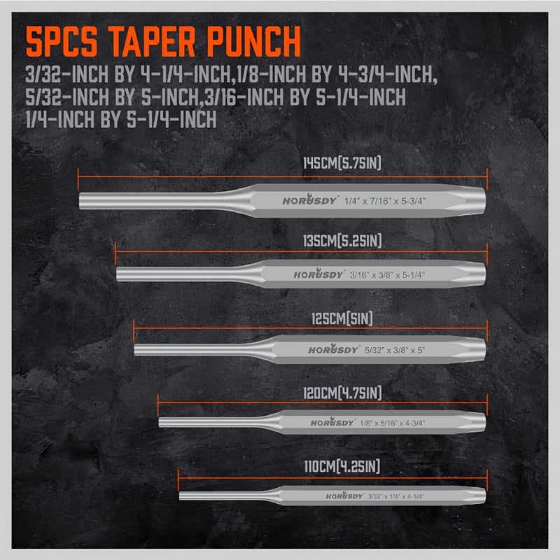 6pcs Professional Punch & Chisel Set
