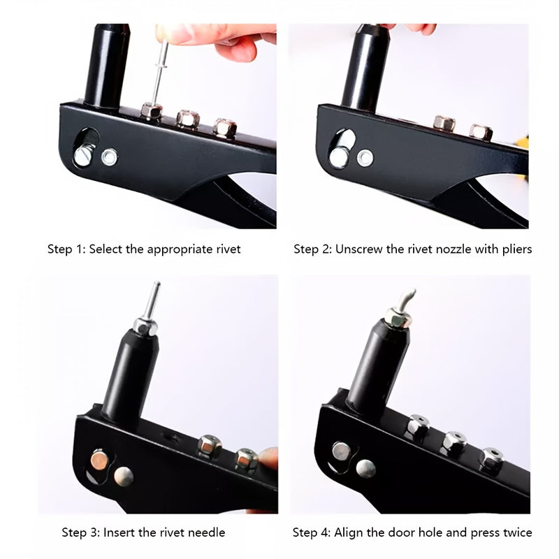 Manual Rivet Gun Kit with Rivets
