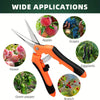 3PCS Garden Pruning Shears Set – Stainless Steel