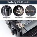 Gas Camping Stove Set with Carry Case Outdoor Camping Stove