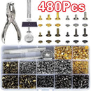 480-Piece Double Cap Rivet Tool Kit