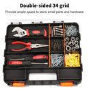 34-Slot Heavy-Duty Double-Sided Storage Box