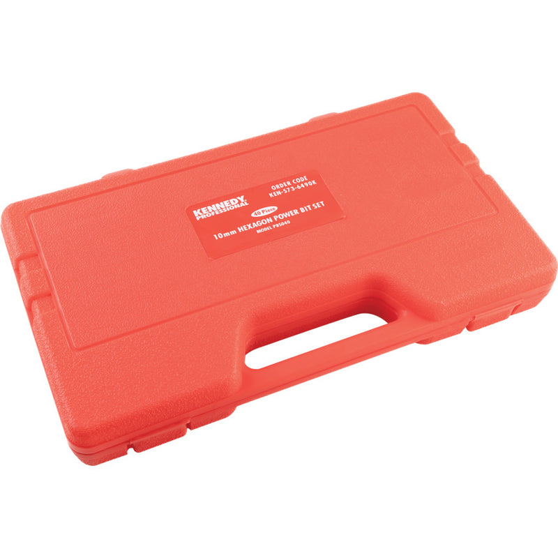Kennedy 40-Piece Bit Set – Hex, Spline & Torx for Impact Drivers