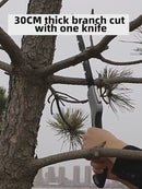 Folding Saw – 24cm Sharp Wood Cutting Blade, Anti-Rust Teflon Coating
