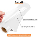 Self Adhesive Vinyl Glossy White 10Ft  Adhesive Vinyl Roll