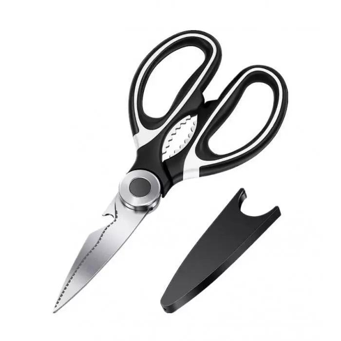 2 x Kitchen Scissors Heavy Duty Stainless Steel Shears Household Multi Purpose