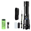 Tactical Flashlight kit - 26650 battery Rechargeable High Power LED