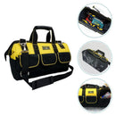 20" Heavy Duty Tool Bag with Hard Base &amp; Shoulder Strap