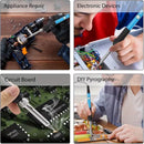 60W Adjustable Soldering Iron Kit Electronics Welding Repair Tool Set UK Plug