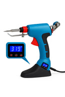 60W Automatic Tin-Feeding Electric Soldering Iron Adjustable Temp Fast Heat 220V