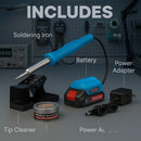 80W Lithium Battery Soldering Station Rechargeable battery Portable Welding