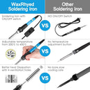 Soldering Iron Kit 60W Electronics Welding Irons Solder Tools Adjustable Wire UK