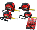 Neilsen 4pc Tape Measure Set Easy Lock Metric & Imperial 3m 5m 7.5m 10m