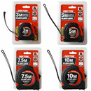 Dekton Tape Measure Auto Lock  3m 5m 7.5m 10m Hard Case