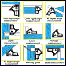Combination Square 300mm 12" Stainless Steel Spirit