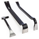 XTrade 3-Piece Pry Bar Set – 8”, 14”, 15” | Heavy-Duty Demolition & Nail Removal Tools