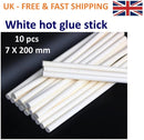 White Hot GLUE STICKS 7mm x 150mm