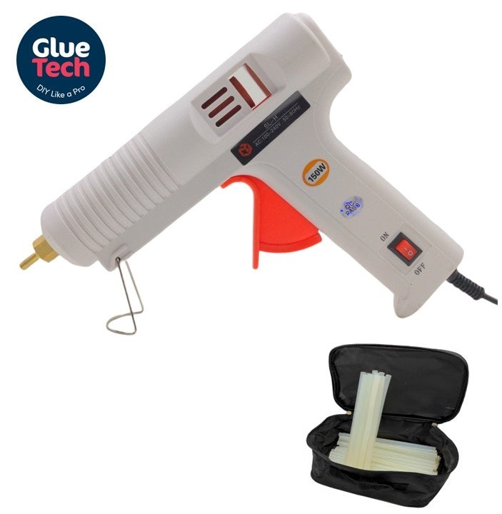 150W Professional GLUE GUN +Carrying case+12 Hot Glue Sticks 11*220mm