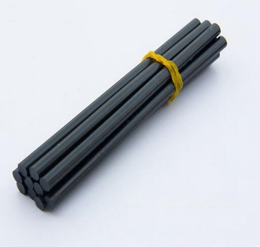 Black hot GLUE STICKS 7mm x 200mm