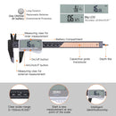 TACKLIFE 150mm Digital Caliper (6") – 4 Measuring Modes, Inch/mm, Zero Function